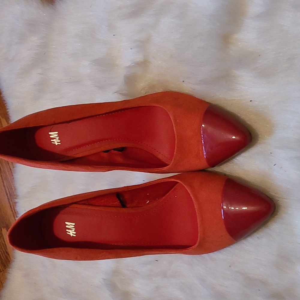 H&M red high heels